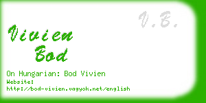 vivien bod business card
